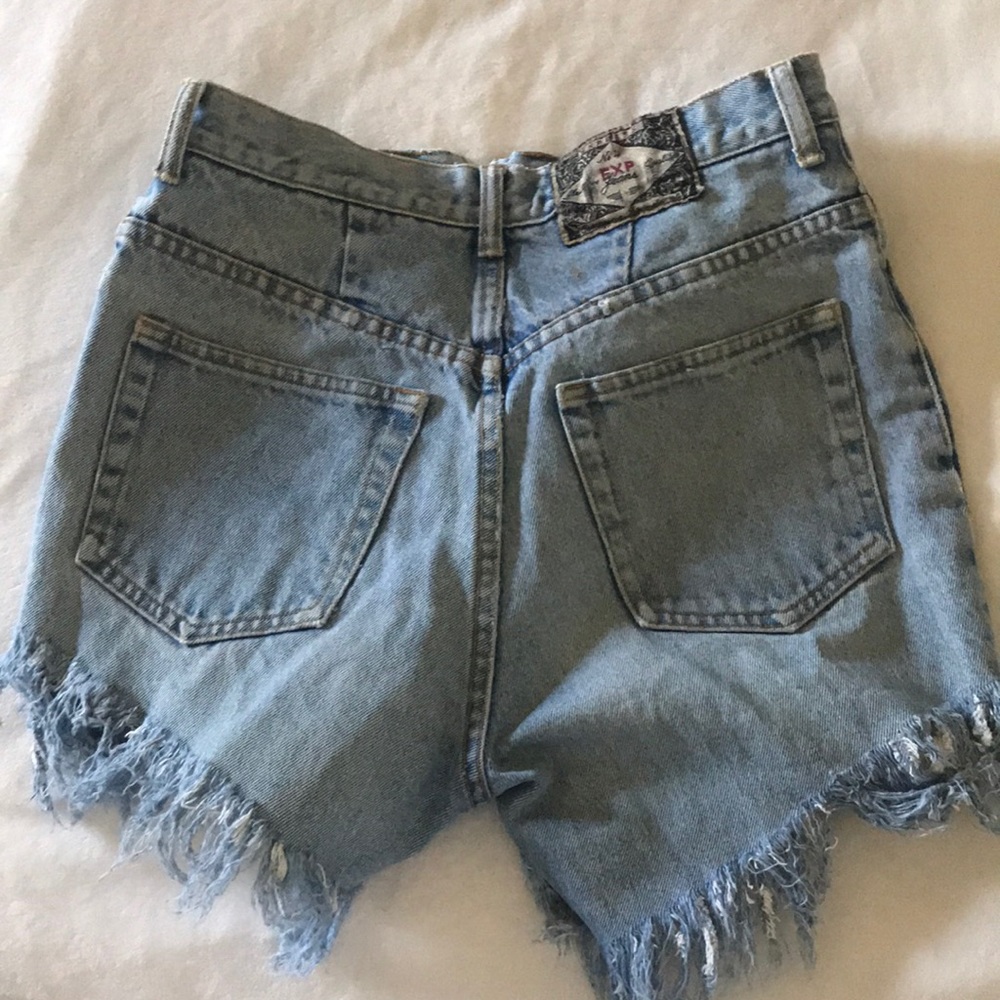 Vintage Express High Waisted Shorts - Picture 4 of 4